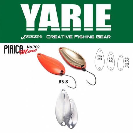 Lingurita osclianta YARIE 702 Pirica More 2.6g, culoare BS-8 Silver