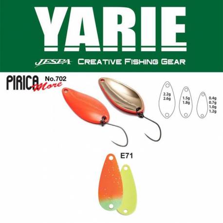 Lingurita osclianta YARIE 702 Pirica More 2.6g, culoare E71 AG Carrot