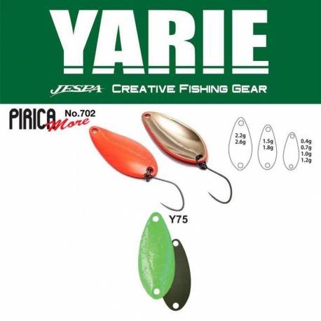 Lingurita osclianta YARIE 702 Pirica More 2.6g, culoare Y75 Green Hololumelume