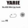 Carlige jig YARIE 650 MINI Nr.8, 9buc/plic