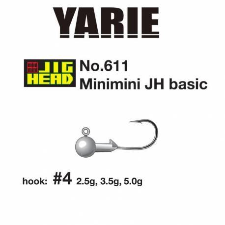 Jig YARIE 611 Mini Basic Nr.4, 3.5g, 5buc/plic