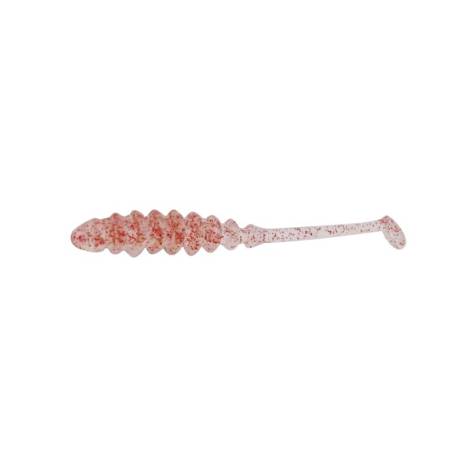 Shad JACKALL Tidebeat 2.0", 5cm, culoare Clear Red Flake, 8buc/plic