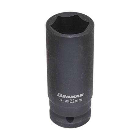 Cheie tubulara adanca de impact BENMAN 70661, 1/2 inch, 21mm