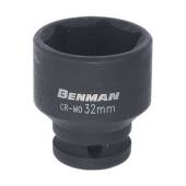 Cheie tubulara de impact 10mm BENMAN 71633, 1/2"