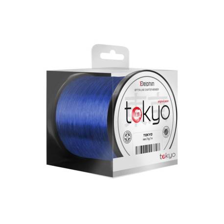 Fir monofilament DELPHIN Tokyo, albastru, 0.33mm, 18lbs, 600m