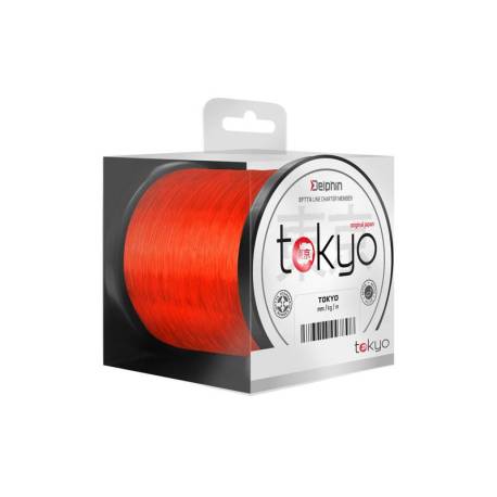 Fir monofilament DELPHIN Tokyo portocaliu, 0.286mm, 14lbs, 1200m