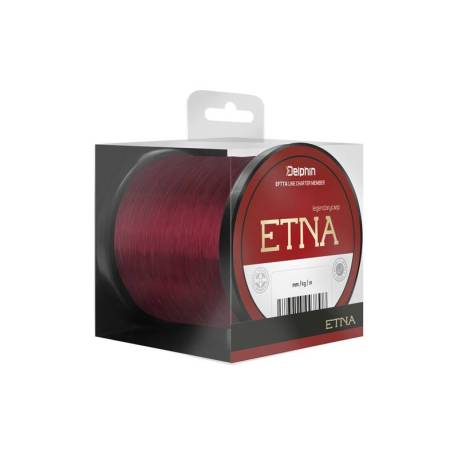 Fir monofilament DELPHIN Etna, rosu, 0.369mm, 22lbs, 300m