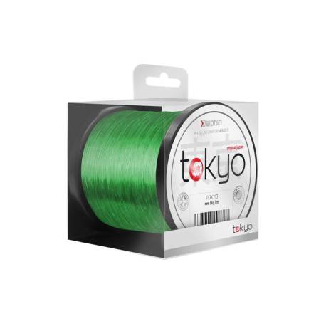 Fir monofilament DELPHIN Tokyo verde fluo, 0.261mm, 12lbs, 300m