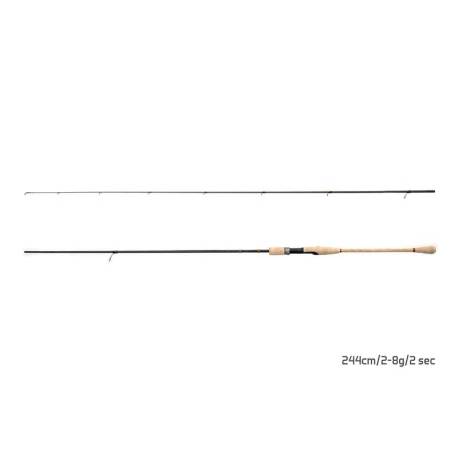 Lanseta spinning DELPHIN Code X 2.44m, 2-8g, 2 tronsoane