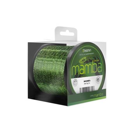 Fir monofilament DELPHIN Mamba Carp Camo, 0.28mm, 13.4lbs, 300m