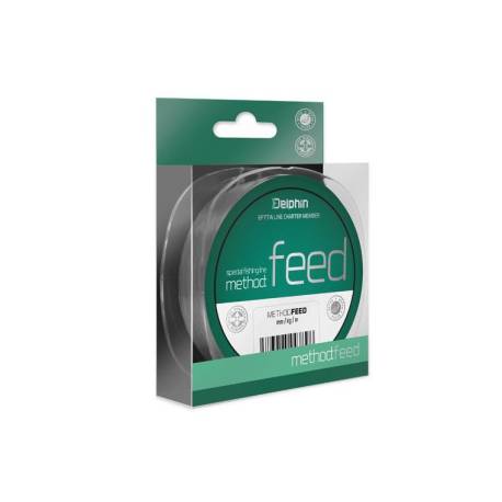 Fir monofilament DELPHIN Method Feed 500m, gri, 0.25mm, 12.1lbs