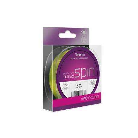 Fir monofilament DELPHIN Method Spin 150m galben, 0.10mm, 1kg