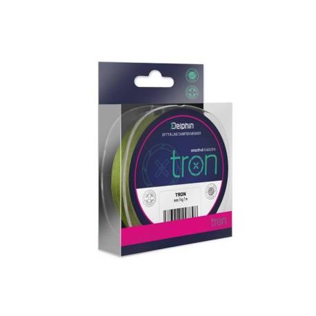 Fir textil DELPHIN Tron verde 1000m, 0.06mm, 6lbs