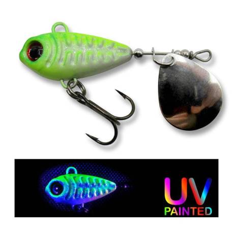 Spinner BERTI Skeletonik Pro White/Chartreuse 24g