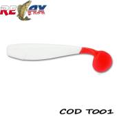 Naluci RELAX King Shad Tail, 10cm, culoare T001, 4buc/plic