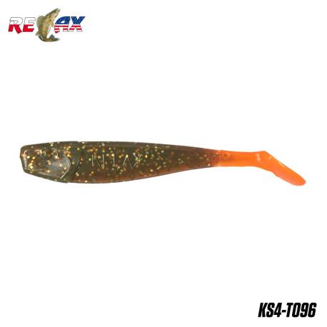 Naluci RELAX King Shad Tail, 10cm, culoare T096, 4buc/plic