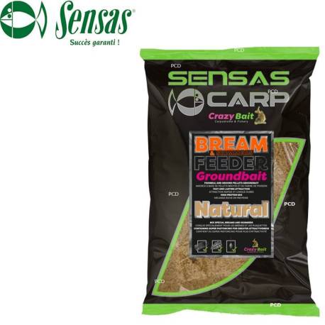 Nada SENSAS UK Bream Feeder Natural 2kg