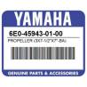 Elice aluminiu cu 3 pale YAMAHA 7.5" x 7" - BA (6E0-45943-01-00)