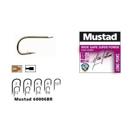 Carlig MUSTAD Long Pont AS05, Nr.12, 10buc/plic