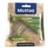 Vierme MUSTAD Aji Micro Bachi 5cm, culoare Clear Rainbow Glitter, 15buc/plic