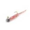 Vierme MUSTAD Aji Micro Bachi 5cm, culoare Clear Red Glitter, 15buc/plic