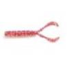 Vierme MUSTAD Aji Micro Chiki 4.3cm, culoare Clear Red Glitter, 12buc/plic