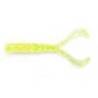 Vierme MUSTAD Aji Micro Chiki 4.3cm, culoare UV Clear Chartreuse, 12buc/plic