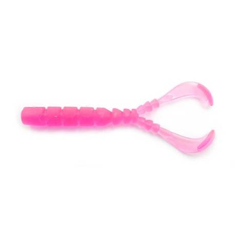 Vierme MUSTAD Aji Micro Chiki 4.3cm, culoare UV Clear Pink, 12buc/plic