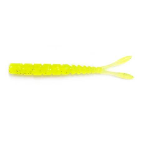 Vierme MUSTAD Aji Micro Pilo 5cm, UV Clear Chartreuse, 15 buc/plic