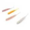 Vierme MUSTAD Aji Micro Plu 5cm, culoare Orange Glow Glitter, 15buc/plic