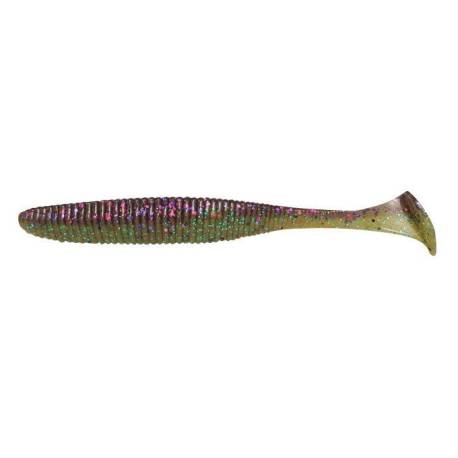 Shad JACKALL Rhythm Wave 3.8" Weed Gill, 7buc/plic