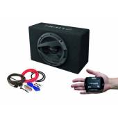 Pachet subwoofer auto HERTZ DBX 25.3 + amplificator STETSOM IR 280.1 + kit de cabluri complet