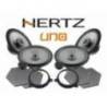 Pachet difuzoare auto HERTZ Uno dedicat Nissan Note (2014 - 2019)