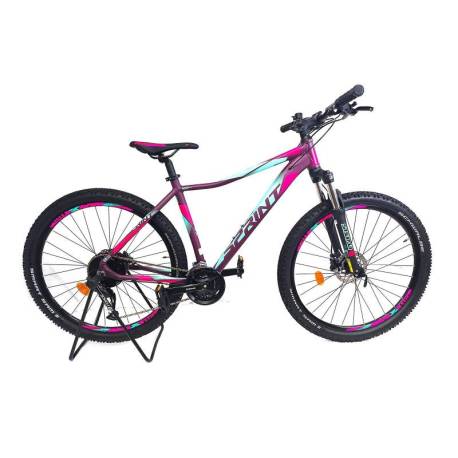 Bicicleta MTB-HT SPRINT Maverick Pro Lady 27.5'' - Violet Mat/Roz Neon, cadru 440 mm