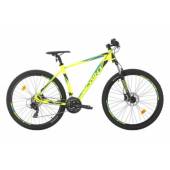 Bicicleta MTB-HT SPRINT Maverick 27.5, verde neon, cadru 400 mm