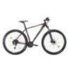 Bicicleta MTB-HT SPRINT Maverick Pro 27.5'' - Negru Mat/Rosu, cadru 440mm