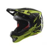 Casca Alpinestars Missile tech Airlift, marimea XL (61-62 cm), negru/verde fluo