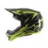 Casca Alpinestars Missile tech Airlift, marimea XL (61-62 cm), negru/verde fluo