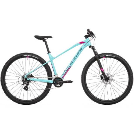 Bicicleta MTB-HT ROCK MACHINE Catherine 10-29 29'' - turcoaz/roz, M-17