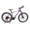 Bicicleta MTB-HT SPRINT Maverick Pro Lady 27.5, violet mat/roz neon, cadru 400 mm