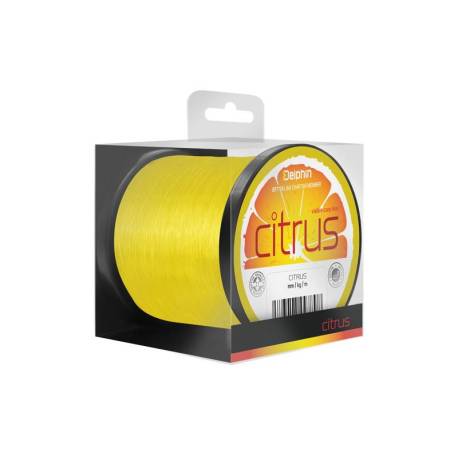 Fir monofilament DELPHIN Citrus 0.25mm, 5kg, 600m