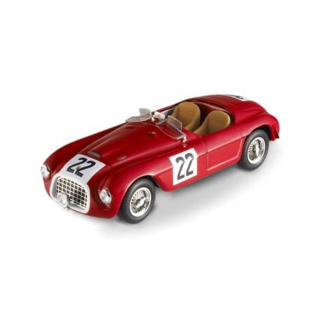 Macheta auto FERRARI 166 MM Barchetta nr.22 (1949) 1:43 rosu