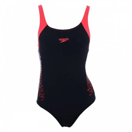 Costum de baie dama SPEEDO Boom Splice negru rosu, 42