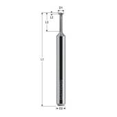 Freza pentru filetare 4 caneluri DATRON 0068419, 1.4x0.10x3.0mm