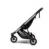 Carucior THULE Spring cu cadru argintiu si copertina Thule Canopy SHADOW GREY