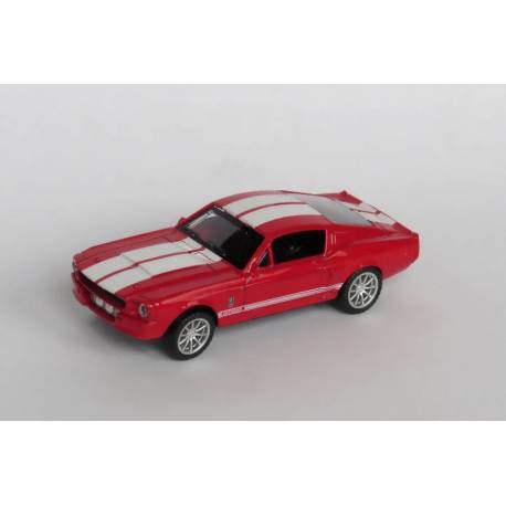 Macheta auto FORD Mustang GT500 (1967) 1:43 rosu-alb