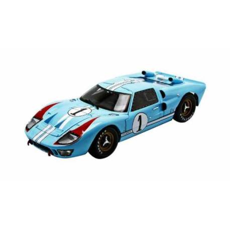 Macheta auto FORD GT40 MKII Gulf (1966) 1:18 albastru