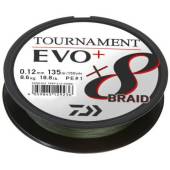 Fir textil DAIWA Tournament 8X Braid Evo+ 0.16mm, 12.2kg, 135m