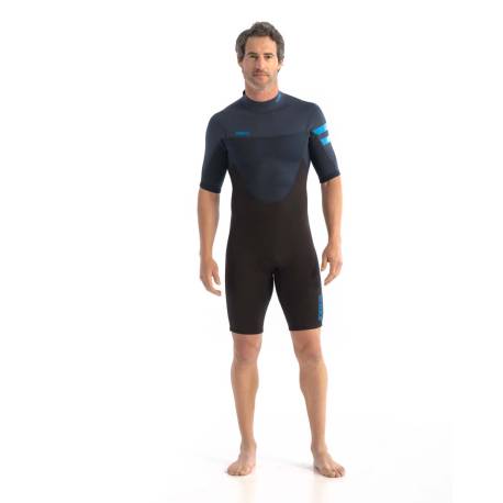 Costum neopren JOBE Perth 3/2mm Shorty Wetsuit Men Blue