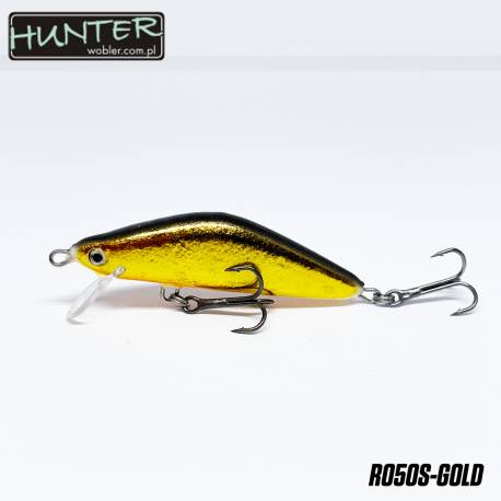 Vobler HUNTER Ronin Light 5cm, 3.3g, Sinking, culoare Gold